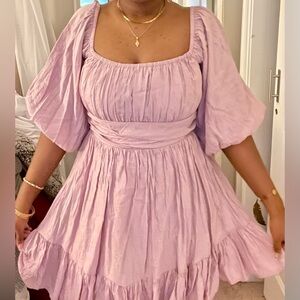 Elegant Lavender Dress